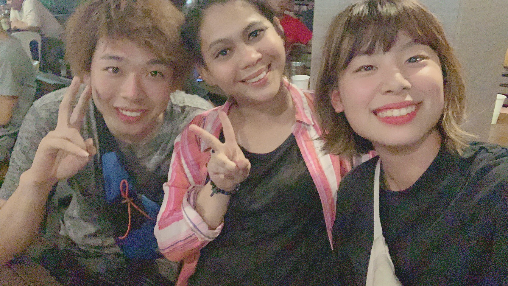 友達とチューターとの3ショット